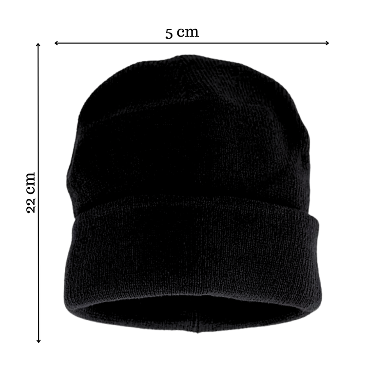 Gorro Beanie + Guantes Lana Sin Dedo + Cuello Polar Invierno-2