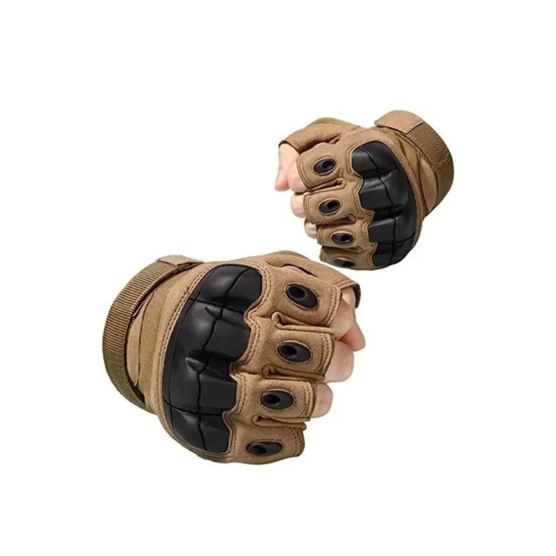 Guante Corto Táctico Militar Moto Bicicleta Airsoft -0