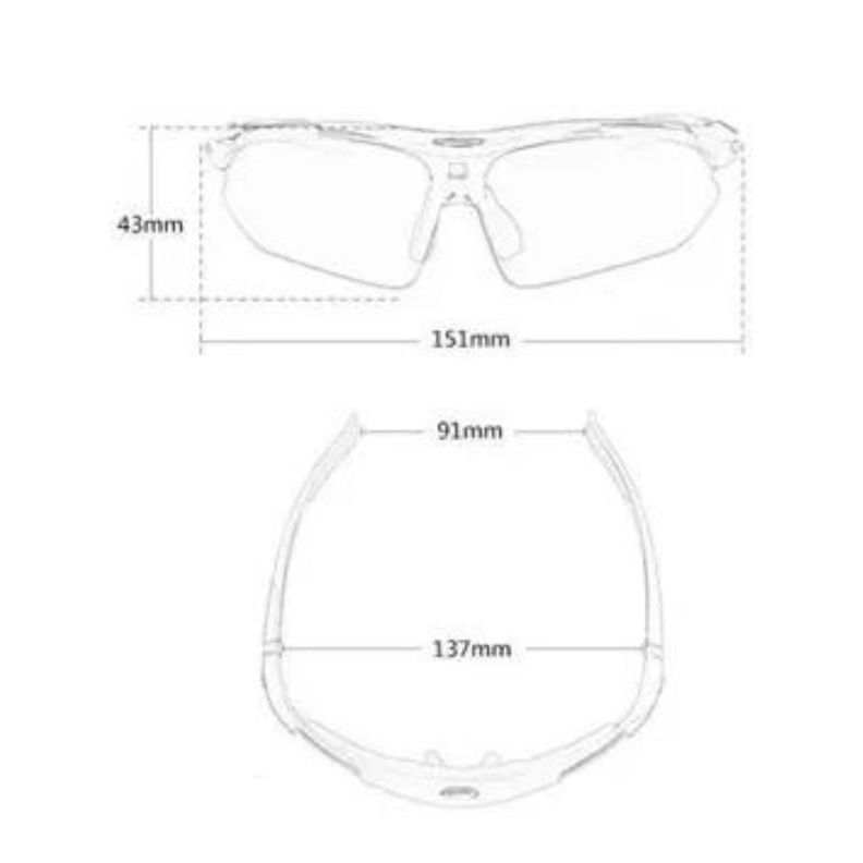 Lentes Polarizados 5 Micas Shield-6