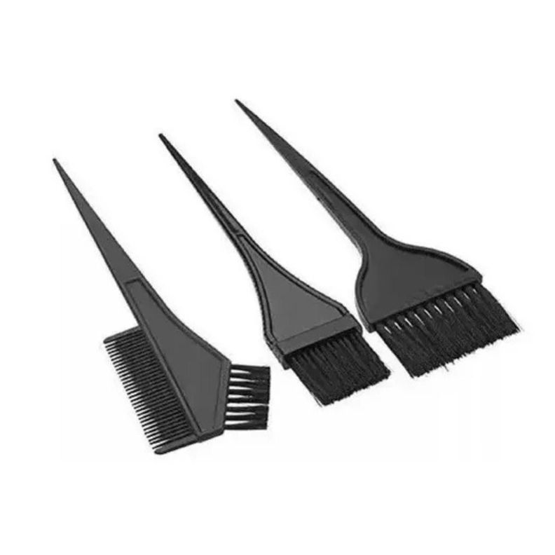 Kit De Peluquería Pocillo + 3 Brochas Peluquería Teñir Pelo-1