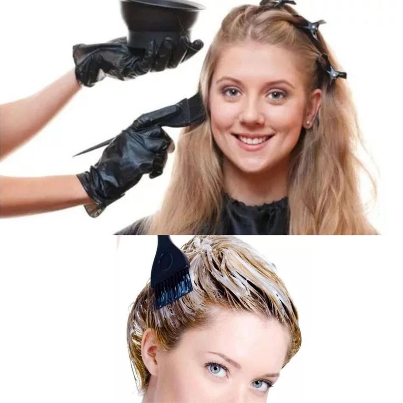 Kit De Peluquería Pocillo + 3 Brochas Peluquería Teñir Pelo-4