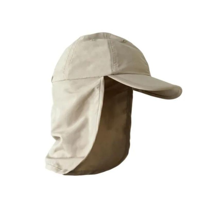 Gorro Legionario Protección Cuello Ajuste Beis -0
