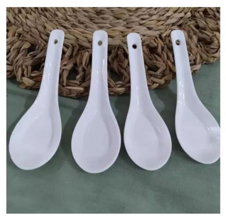 Pack 50 Cucharas De Ceramica Ceviche Aperitivo Para Coctel-1