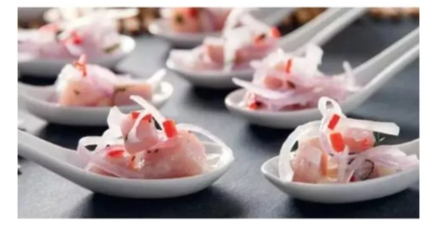 Pack 50 Cucharas De Ceramica Ceviche Aperitivo Para Coctel-2