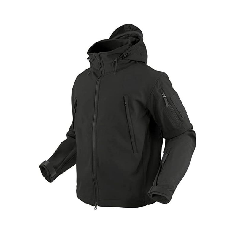 Chaqueta Softshell Tactica Militar Capucha - Impermeable-3