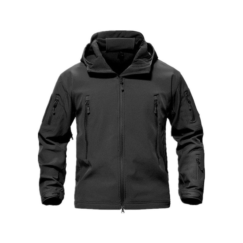 Chaqueta Softshell Tactica Militar Capucha - Impermeable-0
