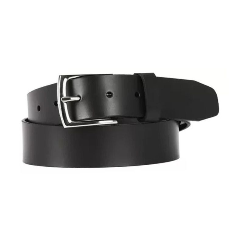 Cinturón Cuero - Unisex Hebilla Metalizada-0