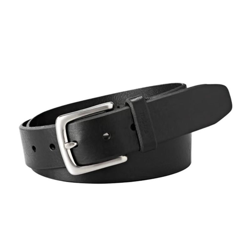 Cinturón Cuero - Unisex Hebilla Metalizada-1