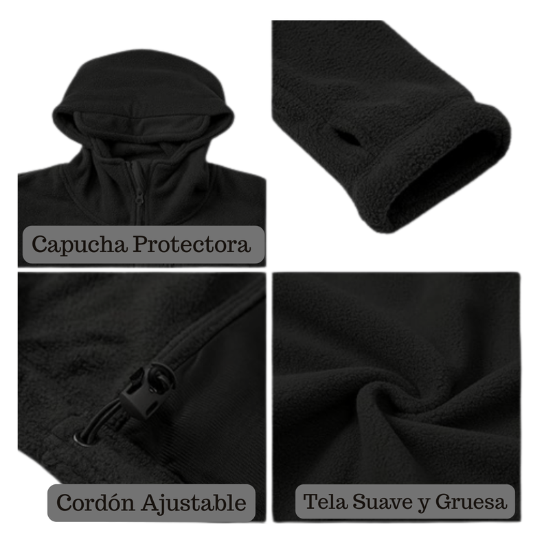 Polar Chaqueta Polerón Micropolar Táctico Invierno-3