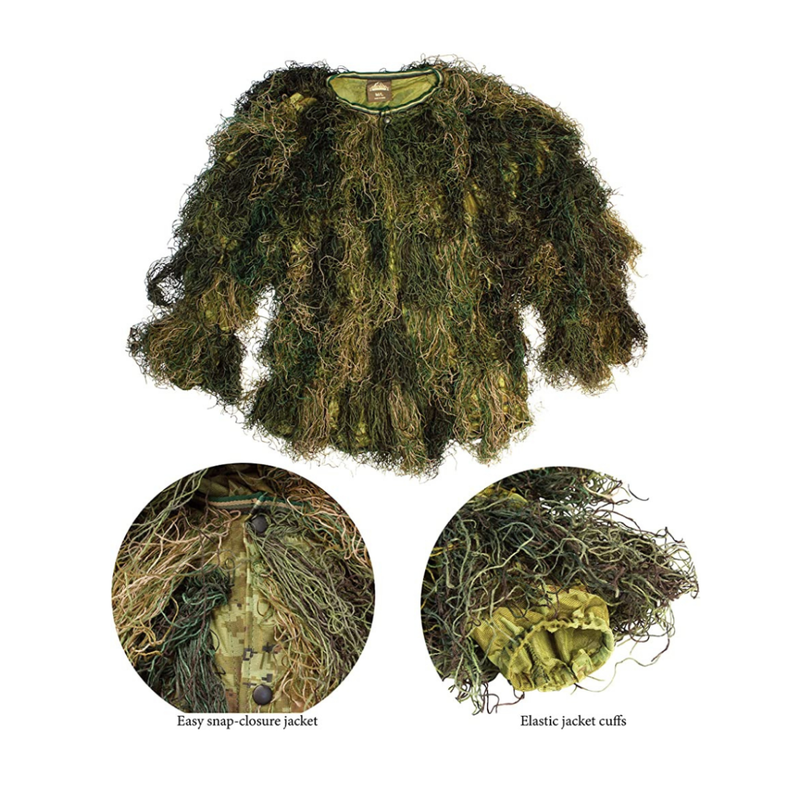 Traje Completo Ghillie Camuflaje Airsoft Outdoor Zona Sur -2