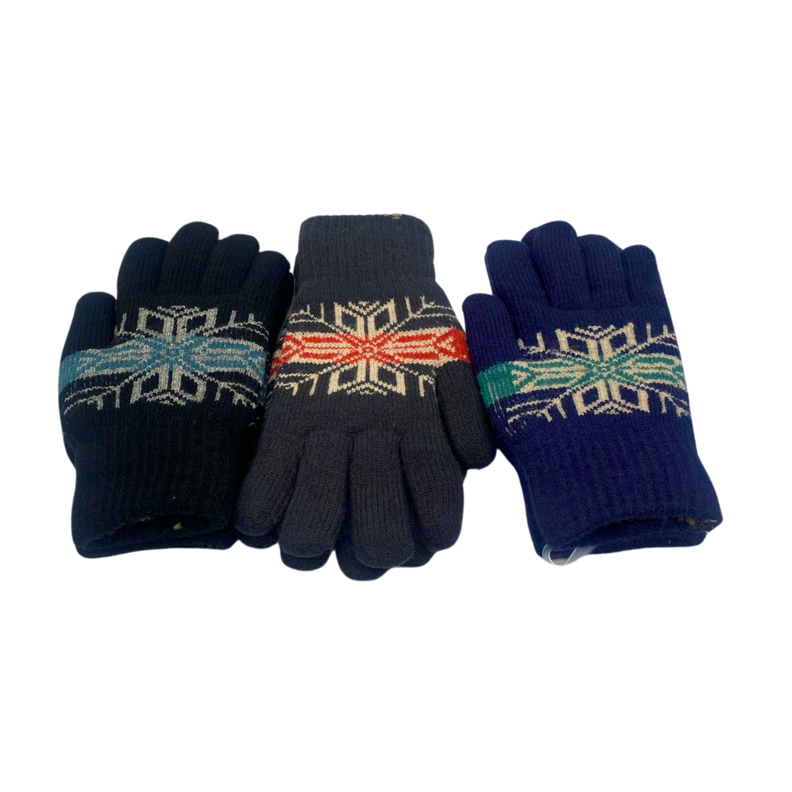 Pack 3 Guantes De Lana Térmico Con Chiporro Surtidos-0