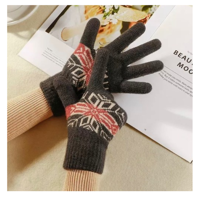 Pack 3 Guantes De Lana Térmico Con Chiporro Surtidos-5