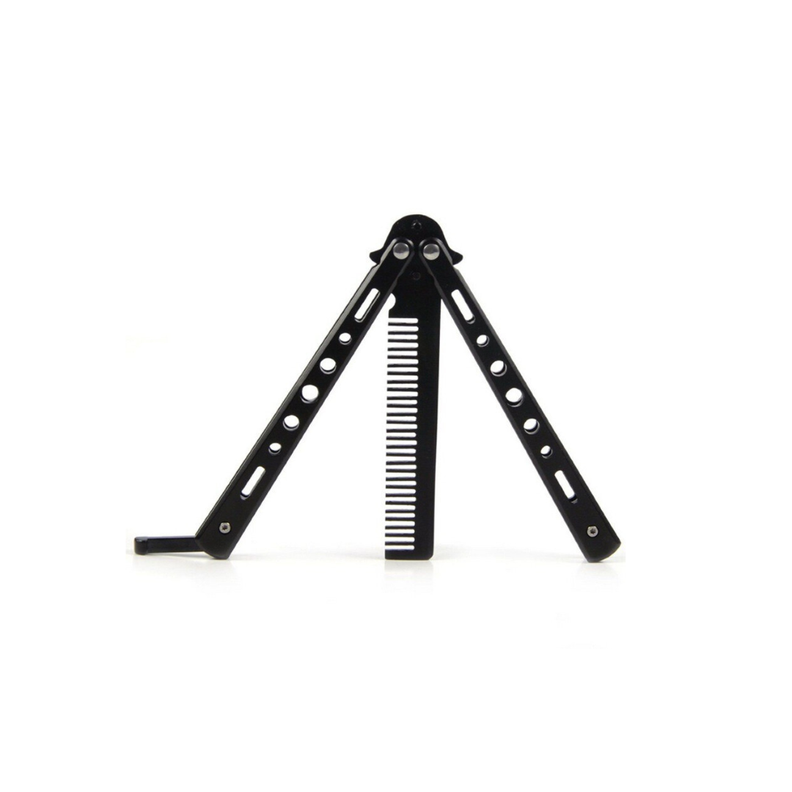 Cuchillo Navaja Mariposa Peine Táctico - Kunai-1
