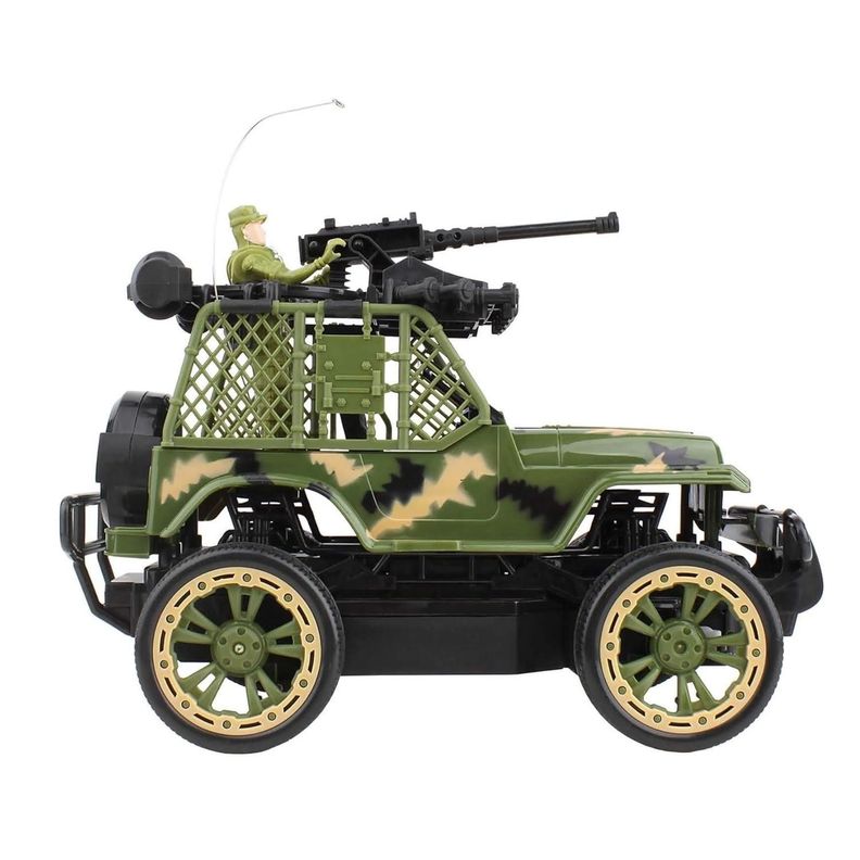 Jeep Militar Control Remoto Juguete Vehiculo Militar Entretenido-2