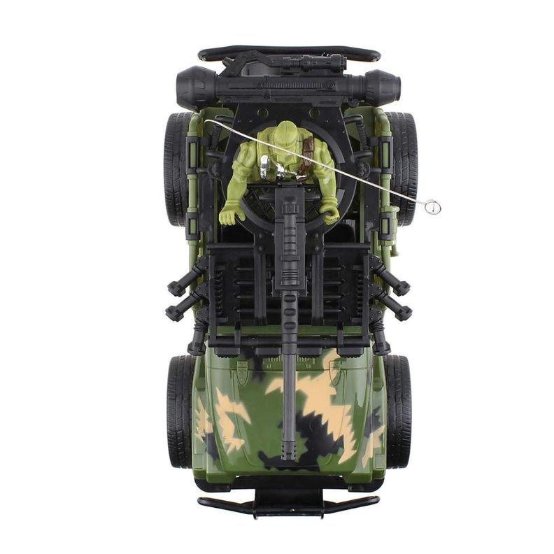 Jeep Militar Control Remoto Juguete Vehiculo Militar Entretenido-3