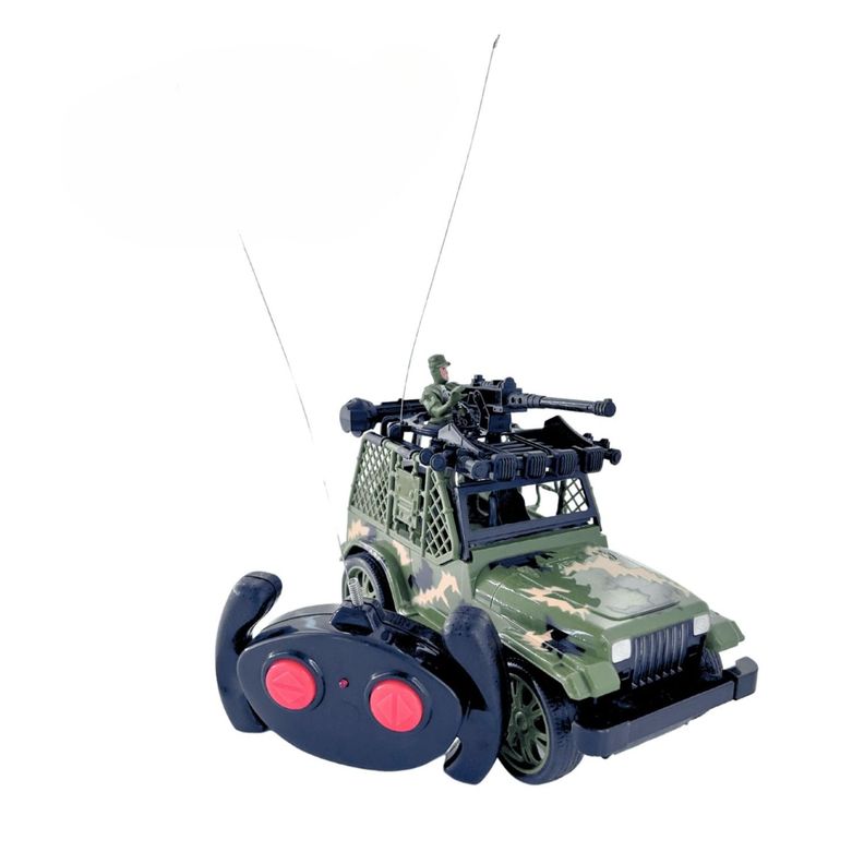 Jeep Militar Control Remoto Juguete Vehiculo Militar Entretenido-7