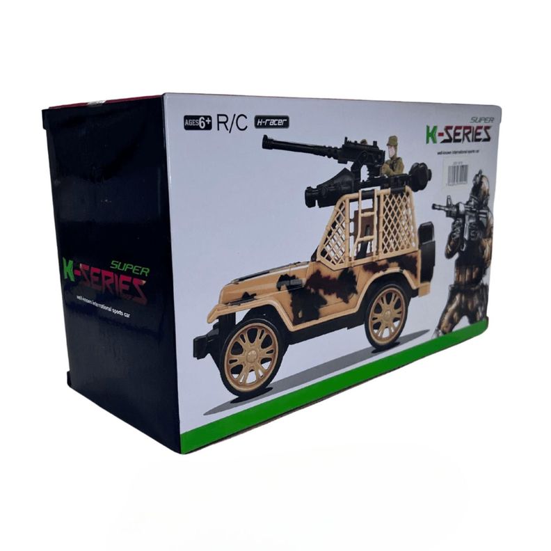 Jeep Militar Control Remoto Juguete Vehiculo Militar Entretenido-8