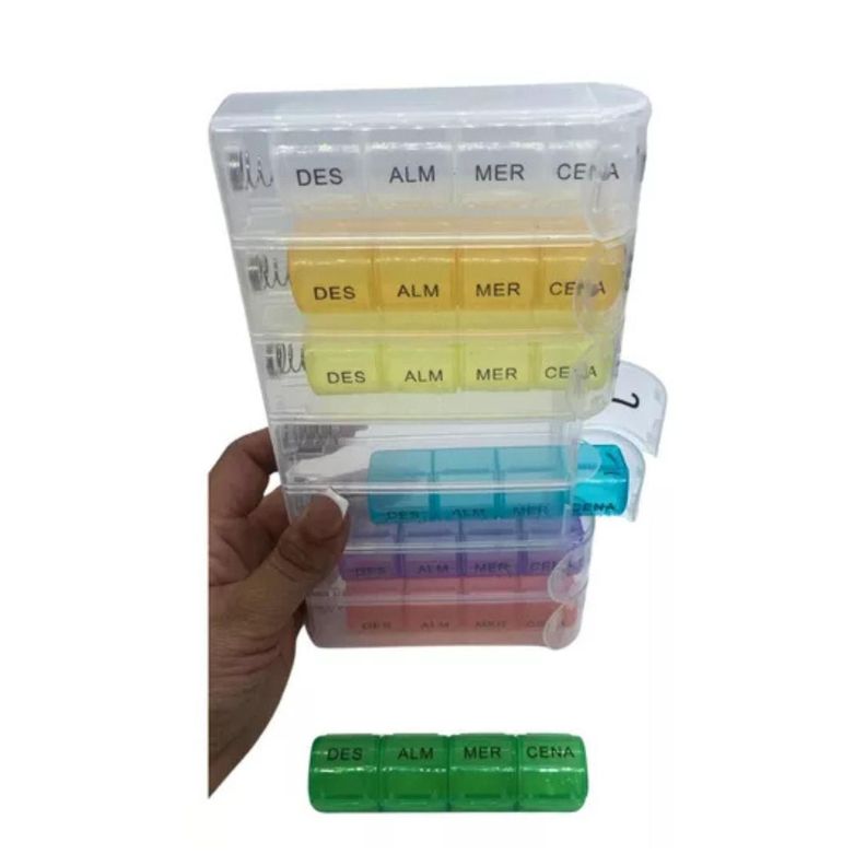 Pastillero Semanal Mensual Organizador Capsulas-4