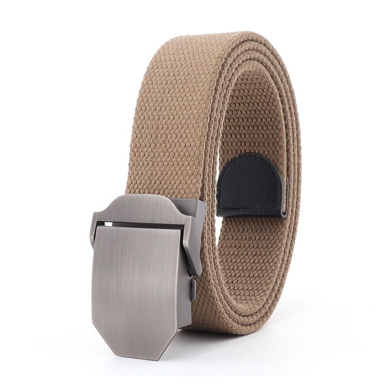 Cinturon Army Ajustable 140cm Cafe Claro