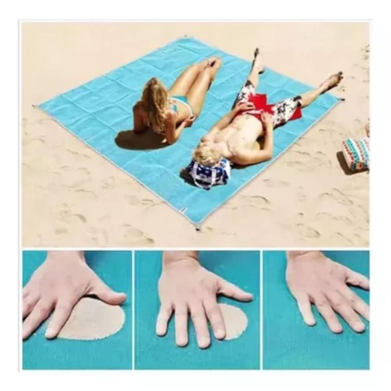 Manta Antiarena Para Playa Picnic Camping Impermeable-2