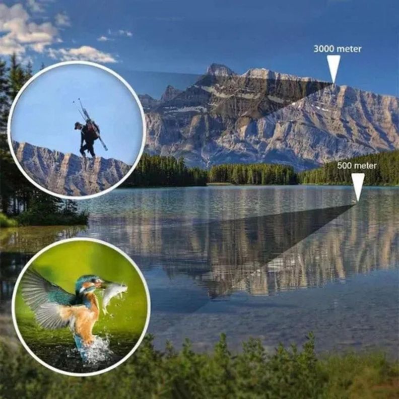 Binoculares Profesionales 60 x 60 Caza Binocular 1000 m Pro-6