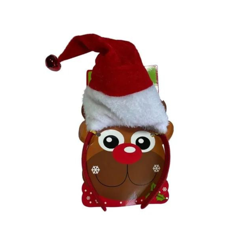 Gorro Cintillo De Viejo Pascuero Navidad-0