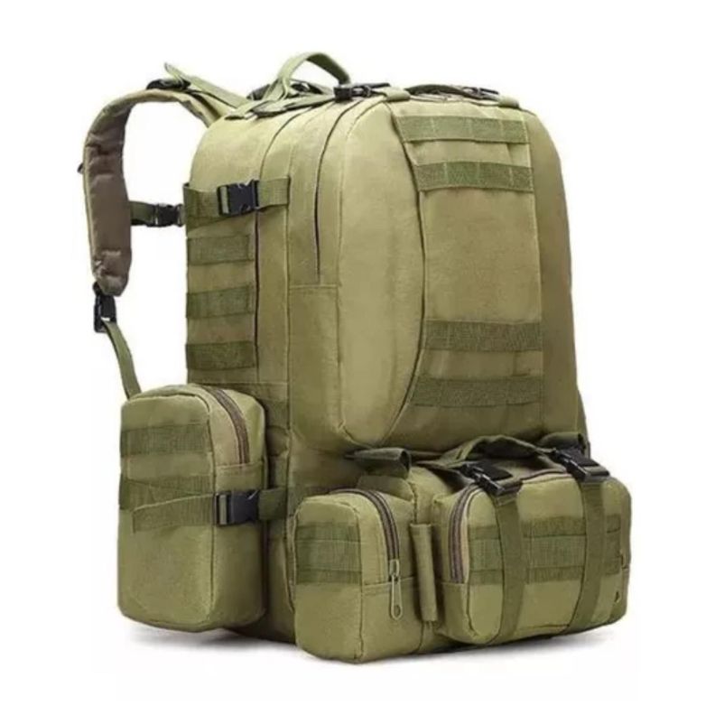 Mochila Deportiva Camping Impermeable 60 Litros-1