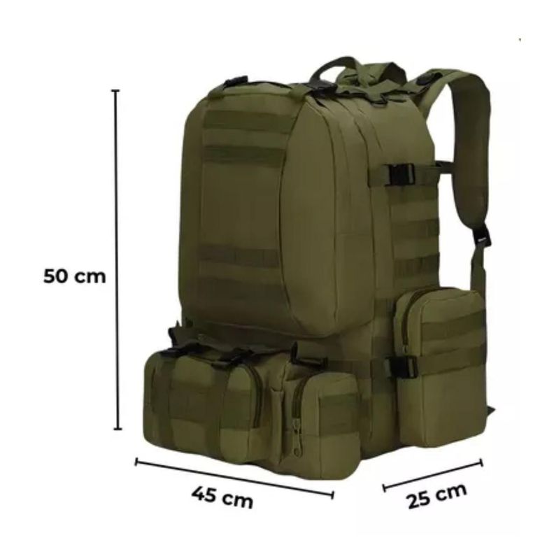 Mochila Deportiva Camping Impermeable 60 Litros-4