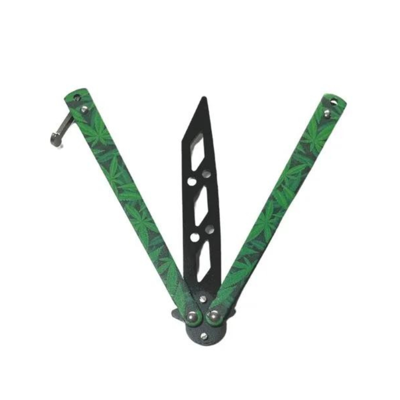 Cuchillo Navaja Mariposa Cuchillo - Practica Sin Filo-1