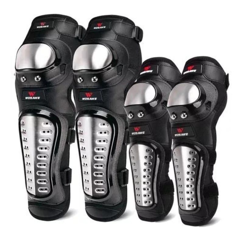 Protecciones Rodilleras Y Coderas Moto/bici Alta Calidad-0