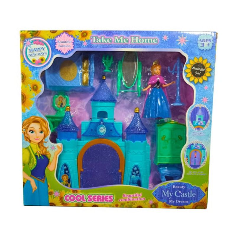 Castillo Frozen Princesa Casa Muñeca Juguete Niña-2