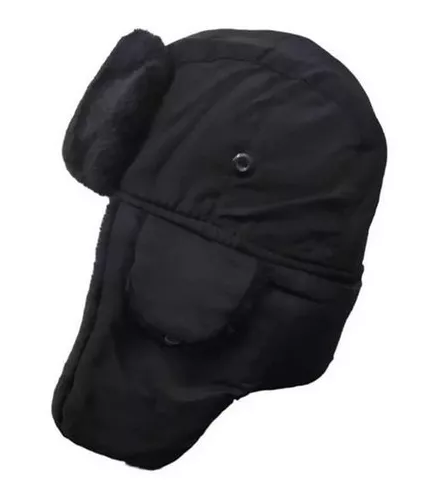Gorro Ruso Unisex Cálido De Lona Invierno Modo Aviador-1
