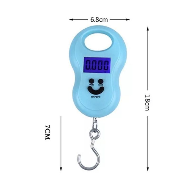 Pesa Balanza Gancho Digital Lcd 50kg Pesa Colgante-2
