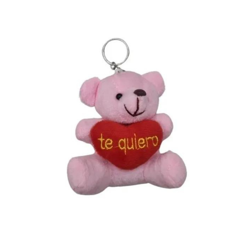 Llavero Colgante Pack 12 De Peluche Oso Felpa Te Quiero-2