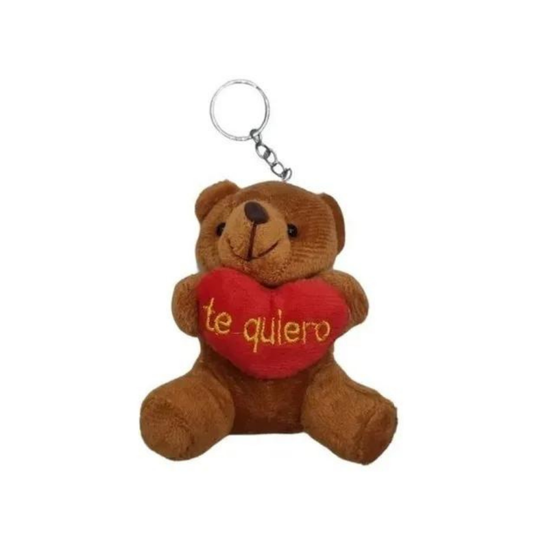 Llavero Colgante Pack 12 De Peluche Oso Felpa Te Quiero-1