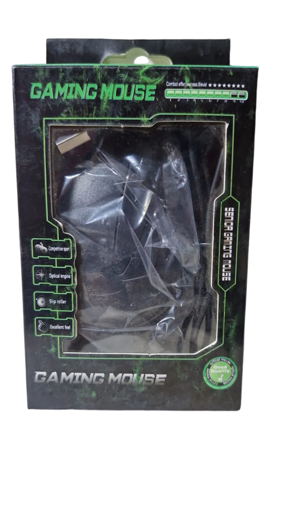 Mouse Gamer 1600 Dpi Con Cable USB-0