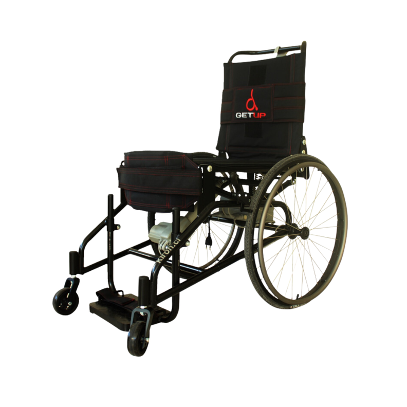Silla De Ruedas Bipedestadora Get Up Con Respaldo Bajo-0