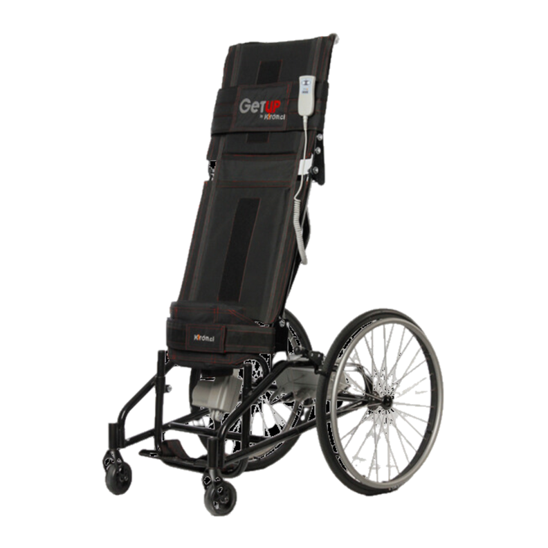 Silla De Ruedas Bipedestadora Get Up Con Respaldo Bajo-1