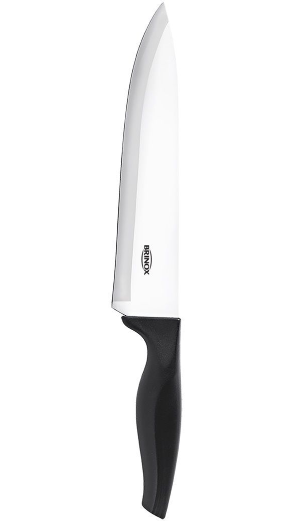 Cuchillo para Carne 8” Acero Inoxidable Brinox Cross Negro-0