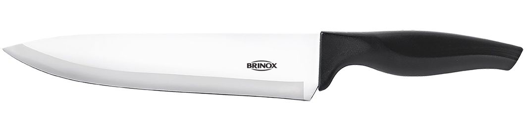 Cuchillo para Carne 8” Acero Inoxidable Brinox Cross Negro-1