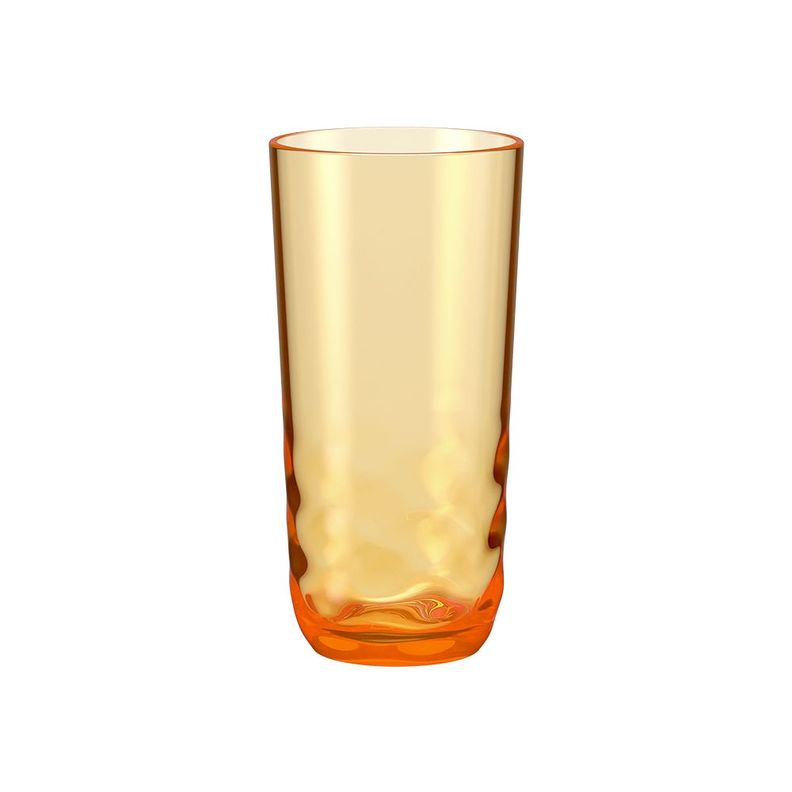 Vaso Alto Línea Wave Coza 350 ml Naranja Flame-0