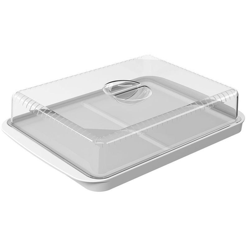 Porta Fiambres De Plástico Línea Cozy Coza Blanco-0