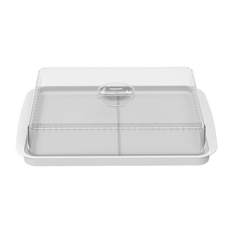 Porta Fiambres De Plástico Línea Cozy Coza Blanco-1