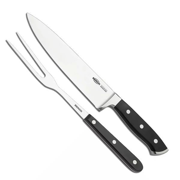 Juego De Cuchillo Y Tenedor Acero Inoxidable Brinox Infinity-1