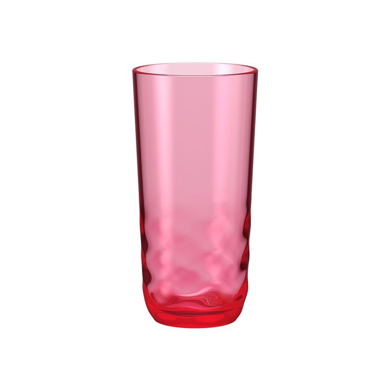 Vaso Alto Línea Wave Coza 350 ml Rosa Sorbet-0