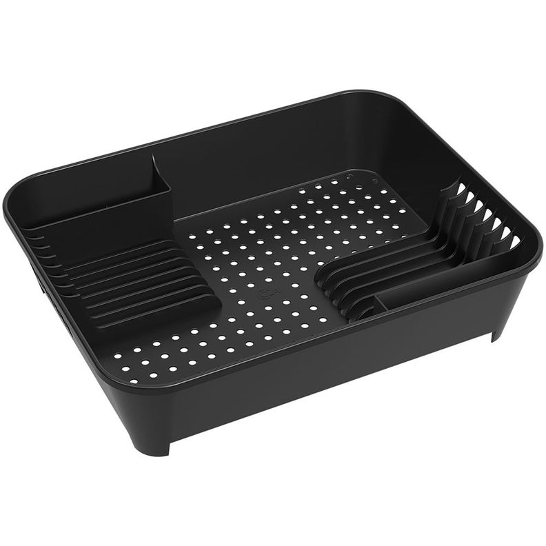 Escurridor De Platos Línea Basic Coza Negro-0