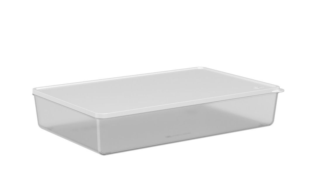 Contenedor 2,60 L De Plástico Basic Coza Natural-0