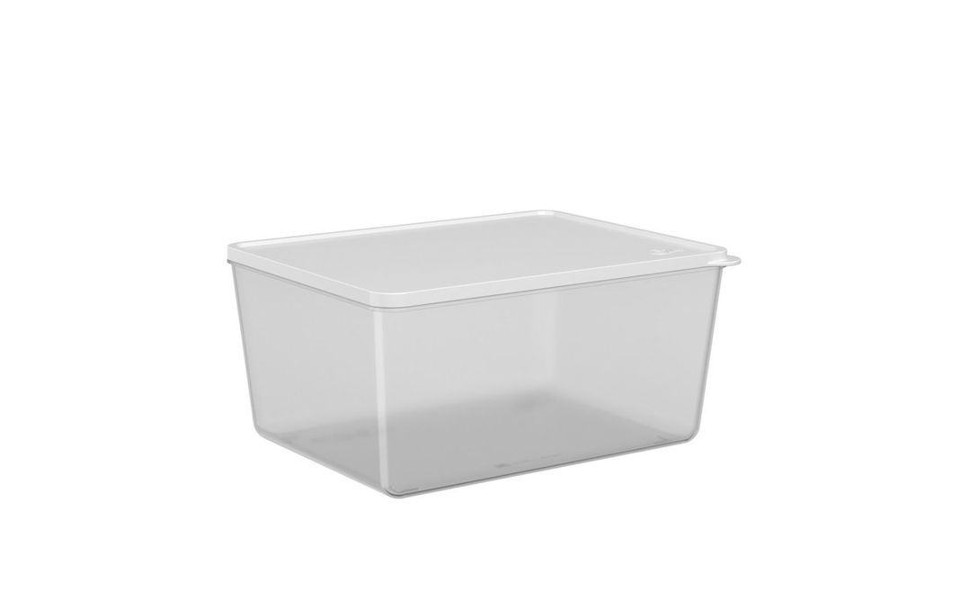 Contenedor 2,20 L De Plástico Basic Coza Natural-0
