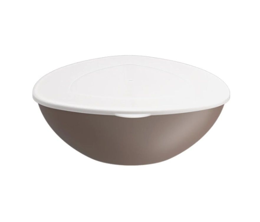 Ensaladera Trian con Tapa 2,50L de Plástico Essential Gris-0