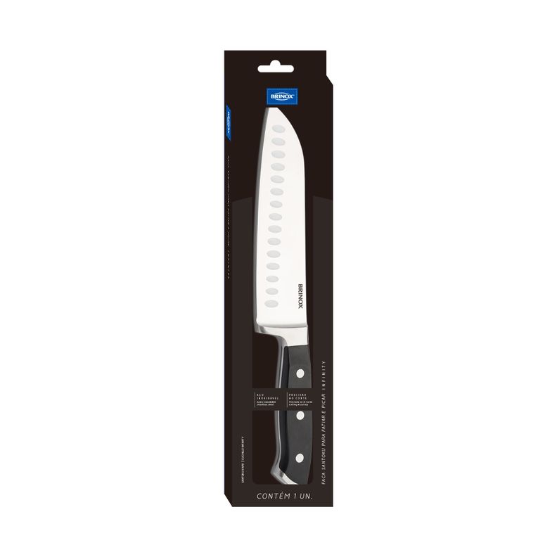 Cuchillo Faca Santoku 7 Brinox - Infinity-0